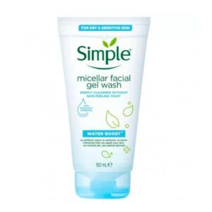 Simple - Water Boost Micellar Facial Gel Wash - 150ml
