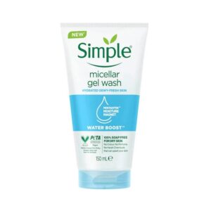 Simple - Water Boost Micellar Facial Gel Wash - 150ml