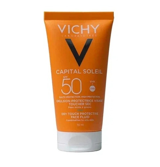 Vichy - Capital Soleil Dry Touch Face Fluid Spf50 - 50ml