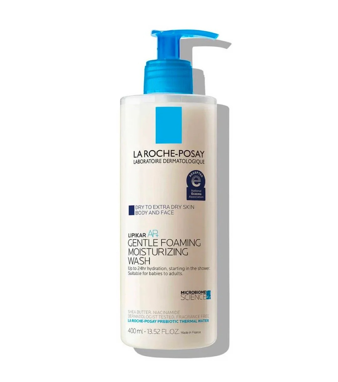 La Roche-Posay - Lipikar Wash AP+ Gentle Foaming Moisturizing Body & Face Wash - 400ml