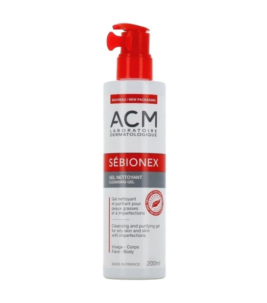 ACM – DEPIWHITE - Sebionex Cleansing Gel for Face and Body - 200mL