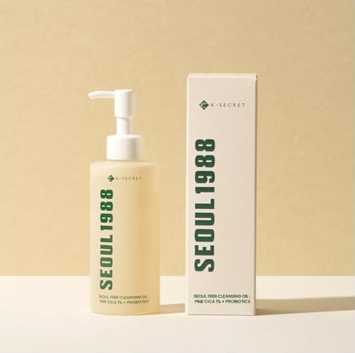 K-secret - SEOUL 1988 Cleansing Oil : Pine Cica 1% + Probiotics - 200ml
