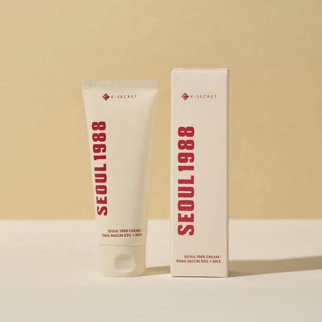 K-SECRET - SEOUL 1988 Cream : Snail Mucin 93% + Rice - 100ml