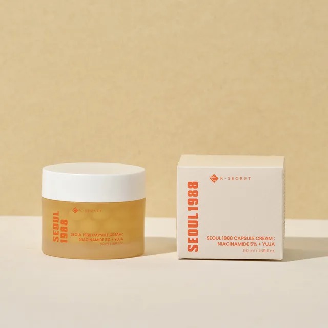 K-Secret SEOUL 1988 Capsule Cream : Niacinamide 5% + Yuja - 50ml