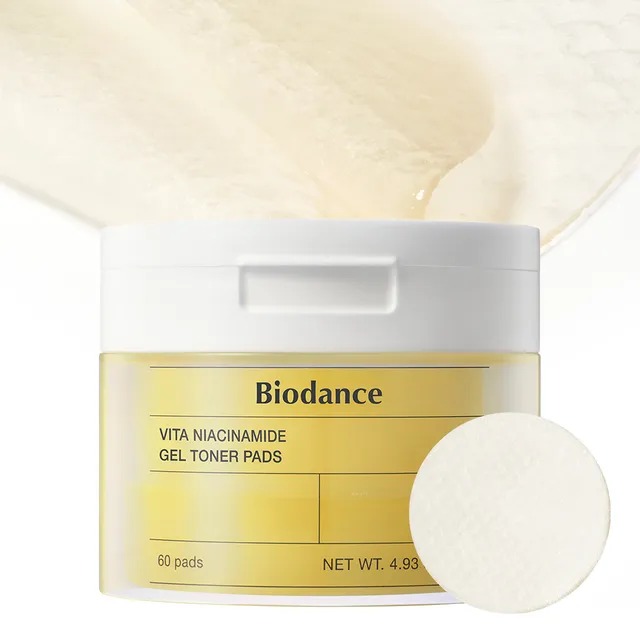 Biodance - Vita Niacinamide Gel Toner Pads - 140g